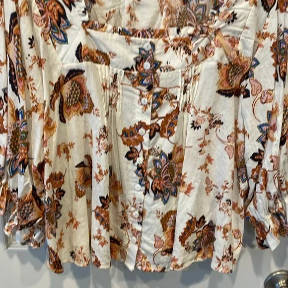 Rachel Rachel Roy Floral Print Women's Top - Picture 5 of 7